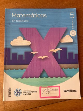 Matemáticas 5 Primaria Mochila ligera