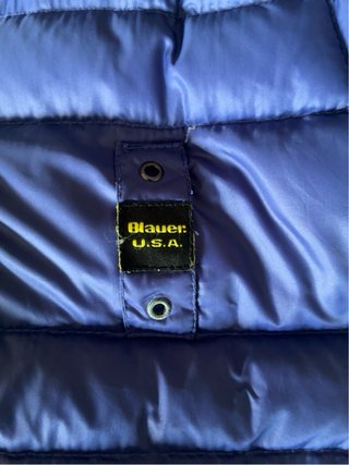 Chaqueta Blauer USA Plumas Talla L Azul