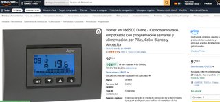 Cronotermostato Digital Empotrable Vemer Dafne