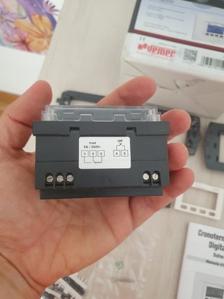 Cronotermostato Digital Empotrable Vemer Dafne
