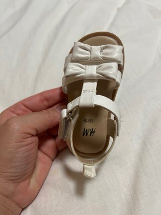 Sandalias H&M Niña Blancas