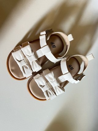 Sandalias H&M Niña Blancas