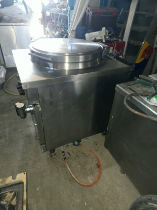 Marmitta industriale Zanussi 150L a gas naturale