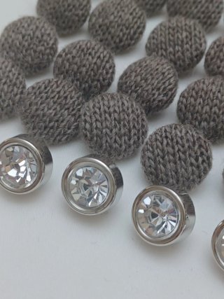 Bottoni decorativi con strass