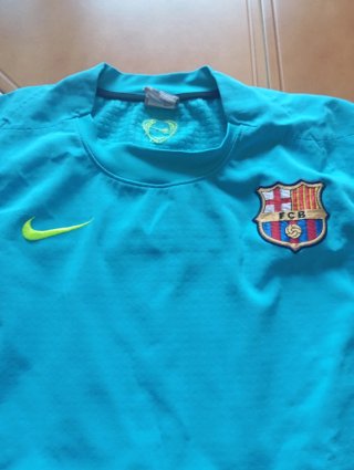 Sudadera FC Barcelona Nike Azul/Verde