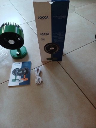Ventilatore JOCCA da Tavolo Ricaricabile