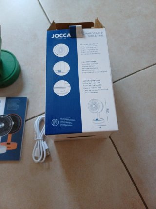 Ventilatore JOCCA da Tavolo Ricaricabile