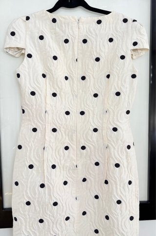 Vestido Carolina Herrera Talla S Negro/Blanco