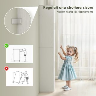 Mueble de Baño Con 2 Armarios y Puertas, Columna de Baño Ahorra Espacio Con Estantes Regulables, para Comedor, Sala, Salón, Cocina, 40X35X180 Cm, Blanco