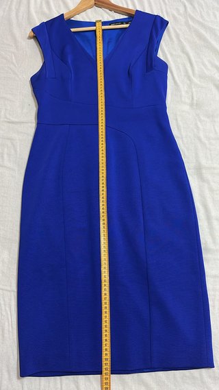 Vestido tubo azul cobalto Karen Millen Talla 42