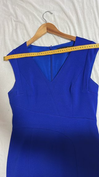 Vestido tubo azul cobalto Karen Millen Talla 42