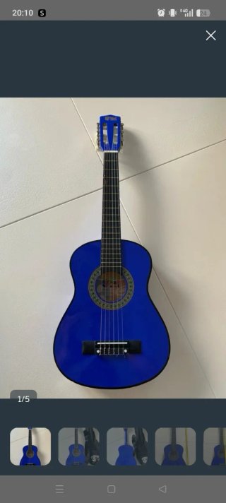 Guitarra Azul para niño 1/2