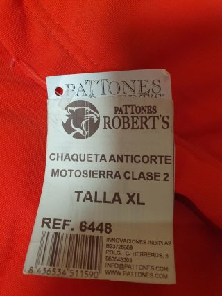 Giubbotto antitaglio Classe 2