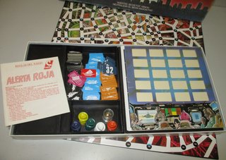 JUEGO DE MESA ALERTA ROJA, caja grande, Cefa, 80's