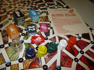 JUEGO DE MESA ALERTA ROJA, caja grande, Cefa, 80's