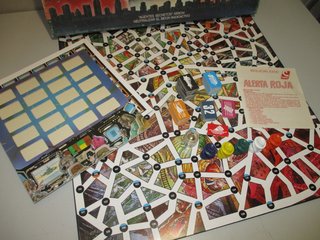 JUEGO DE MESA ALERTA ROJA, caja grande, Cefa, 80's