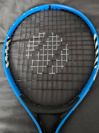Raqueta de tenis infantil azul