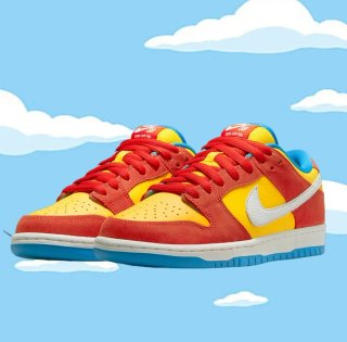 Nike SB Dunk Bart Simpson Rojo Amarillo