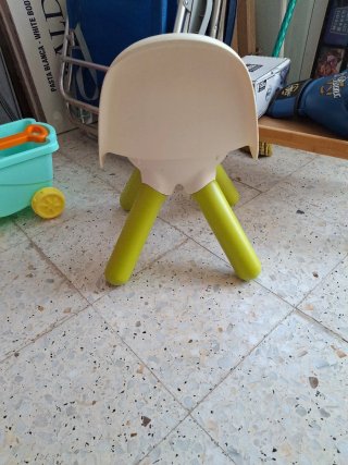 Silla infantil Smoby beige y verde