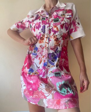 Vestido estampado floral L