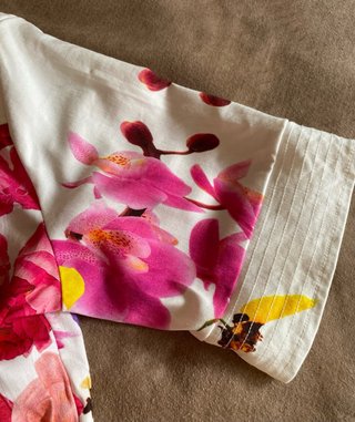 Vestido estampado floral L