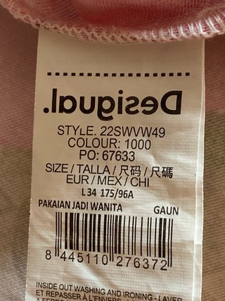 Vestido estampado floral L