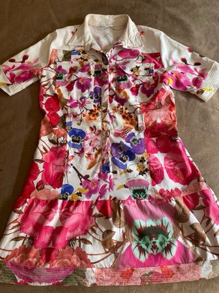 Vestido estampado floral L