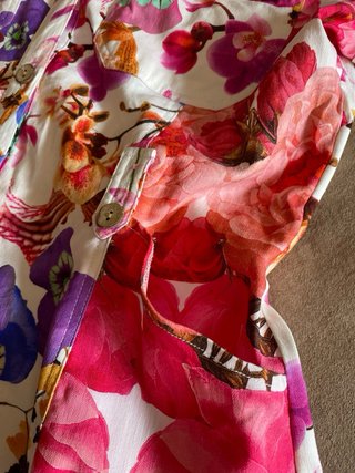 Vestido estampado floral L
