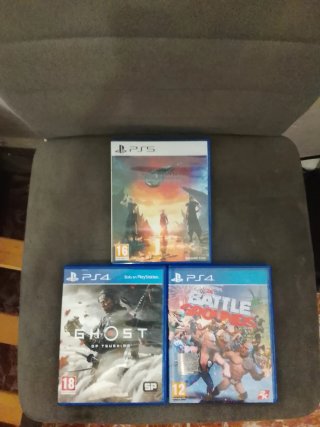 Pack Juegos PS4/PS5: Ghost of Tsushima, Battlegrou
