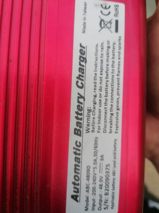 Cargador Baterías Plomo 48V 9A
