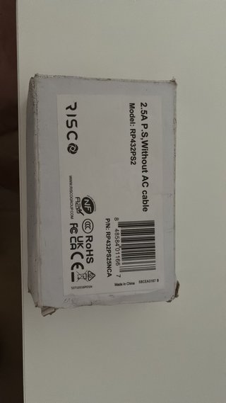 RISCO RP432PS2 Alimentador 2.5A