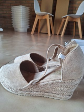Alpargatas Beige Talla 37