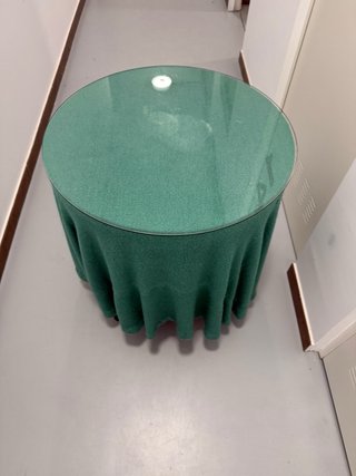 Mesa camilla redonda cristal 60 cm