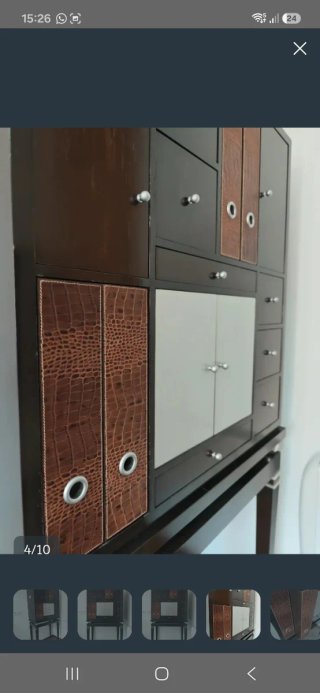 Bargueño madera y metal