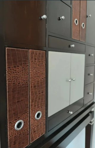 Bargueño madera y metal