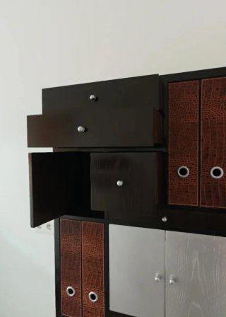 Bargueño madera y metal