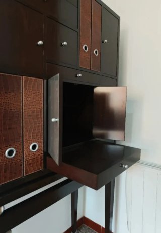 Bargueño madera y metal