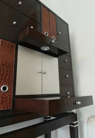 Bargueño madera y metal