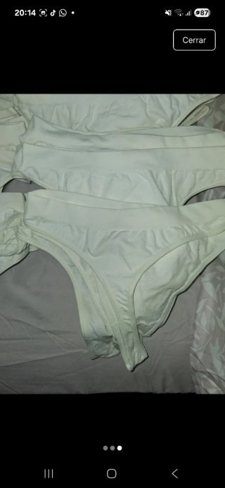 Más de 230 tangas lycra tira ancha