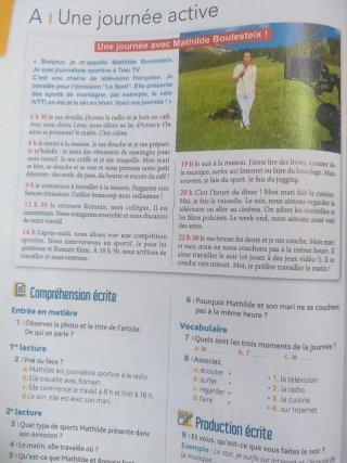 Libro de francés Edito A1. Livre de l'élève.