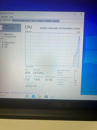 Portátil Asus F553M Blanco