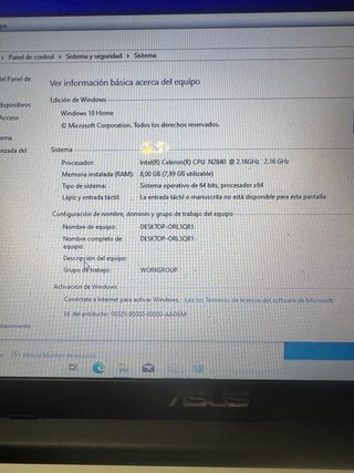 Portátil Asus F553M Blanco