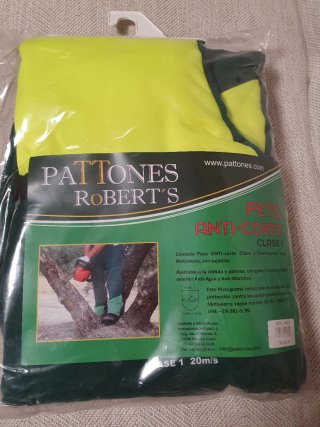 Pantaloni anti-taglio Classe 1 Pattones Robert's