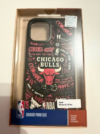 Funda Rhinoshield Chicago Bulls iPhone 12/12 Pro
