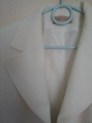 CHAQUETA BLANCA MUJER