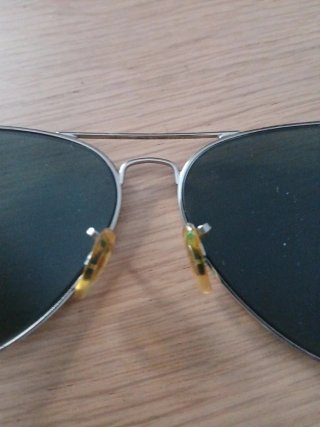 Gafas Ray-Ban Aviator Verdes y Plateadas