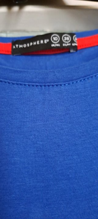 Camiseta Rayas Azul y Rojo