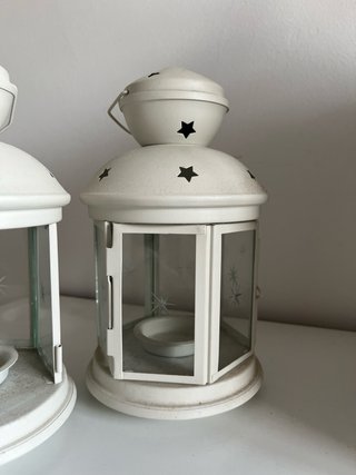 2 Faroles Portavelas IKEA Estrellas