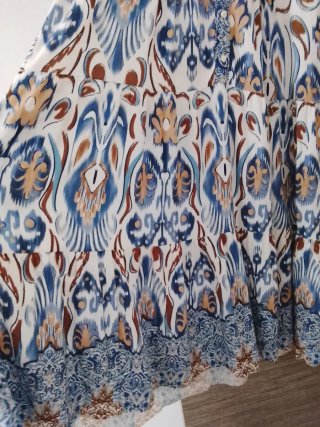 Vestido estampado mujer