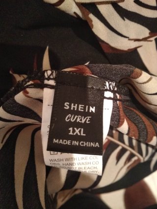 Pantalón Estampado Marrón de Pata Ancha